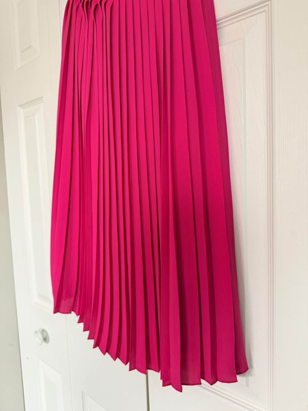 J. Crew Pleated Maxi Skirt - Fuchsia - Picture 3 of 5